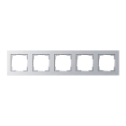 GIRA - Ramme E2 aluminium 5 hull