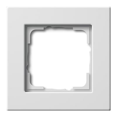 GIRA - Ramme E22 hvit glanset 1 hull