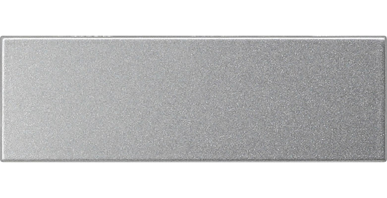 GIRA - Ringeknappavdekking 2  3x Gira TX_44 aluminiumsfarget
