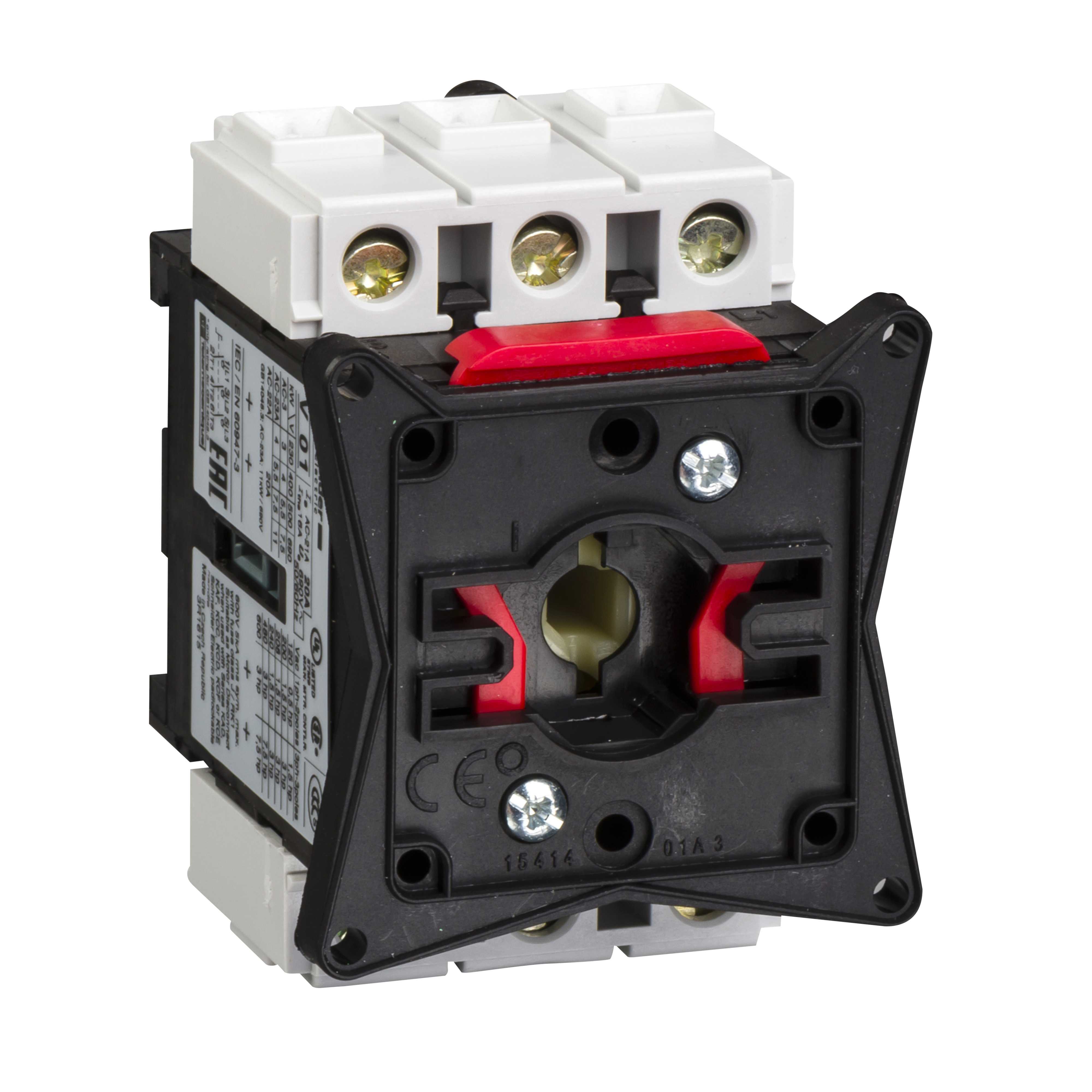 Schneider Electric - Bryterblokk 3P 12A uten grep