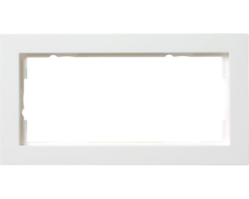 GIRA - cov.fr. 2-g w/o cb Gira E2 p.white m