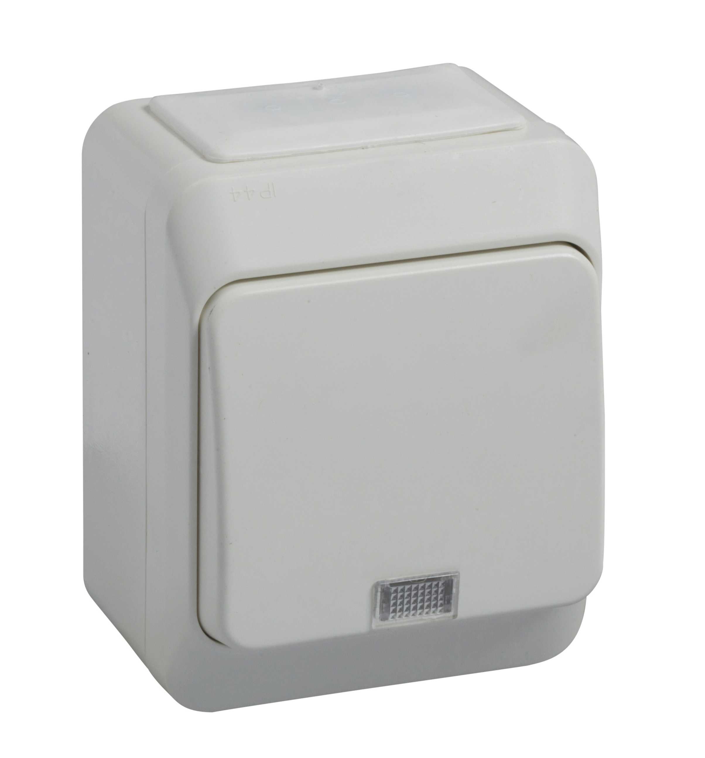 Schneider Electric - Imp.bryter 1P m/sep.lampe IP44