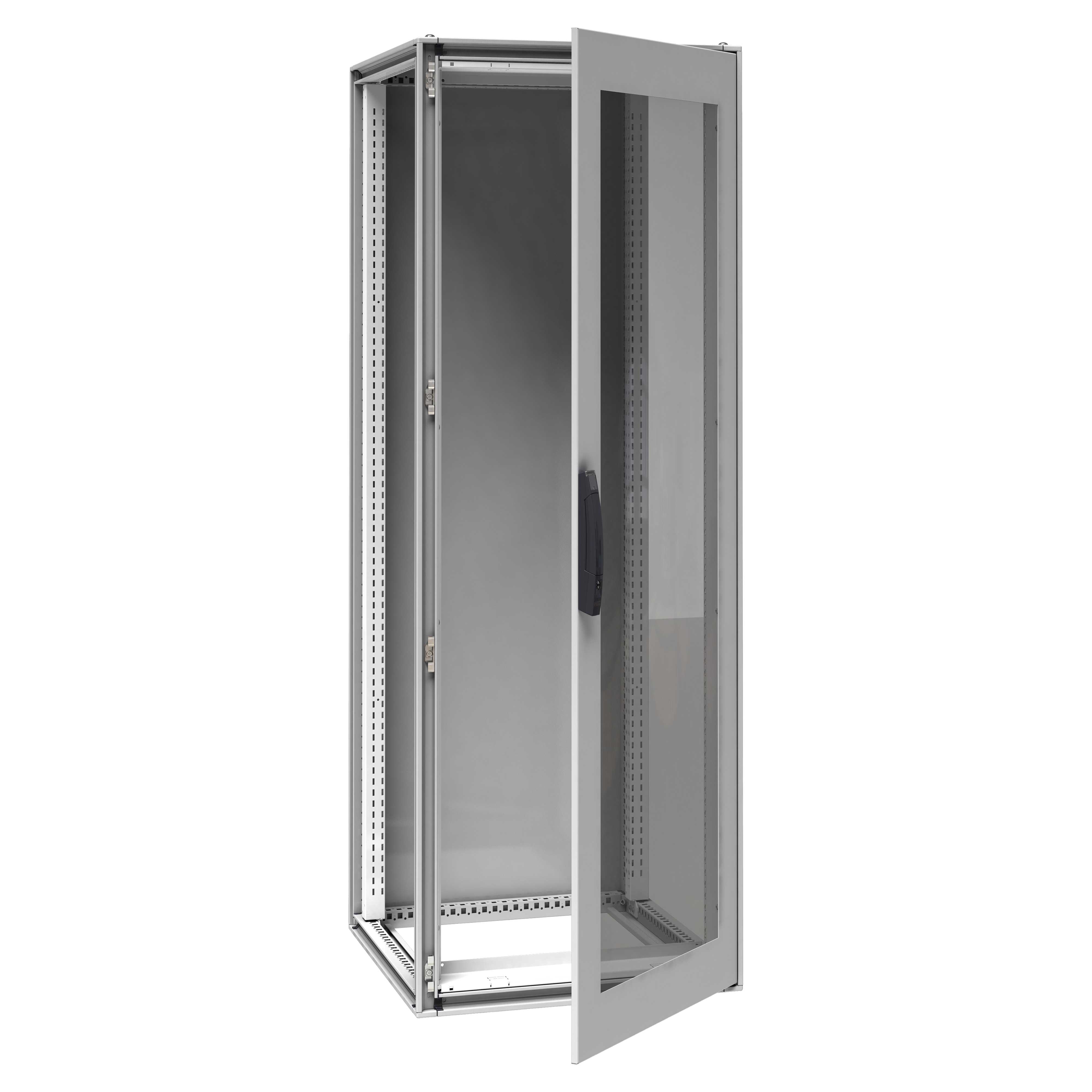 Schneider Electric - Spacial SFP 2000x700x800mm, IP 55, RAL7035, glassdør for Prisma P systemer