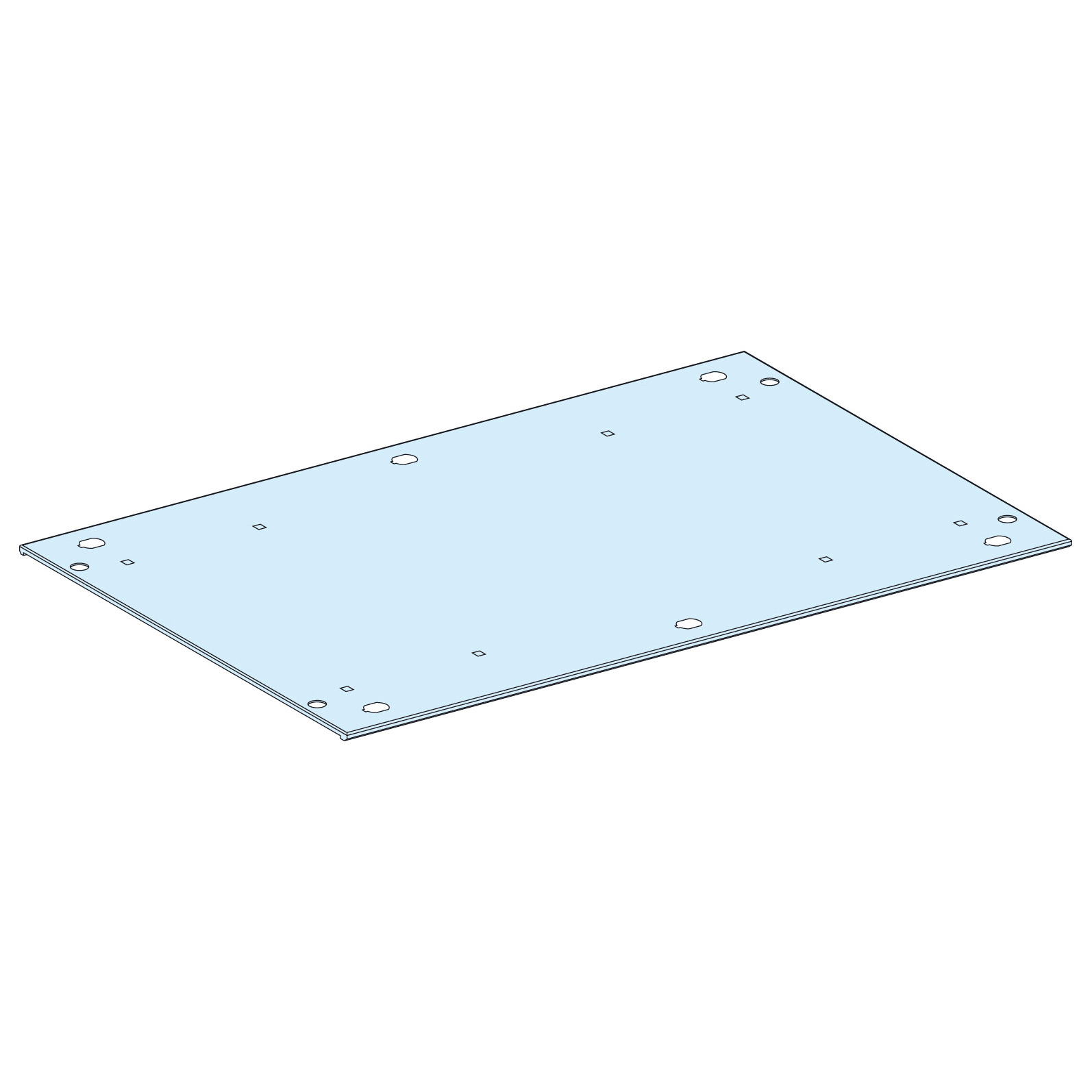 Schneider Electric - 8454 TOPP PLATE IP55 P B400 D400