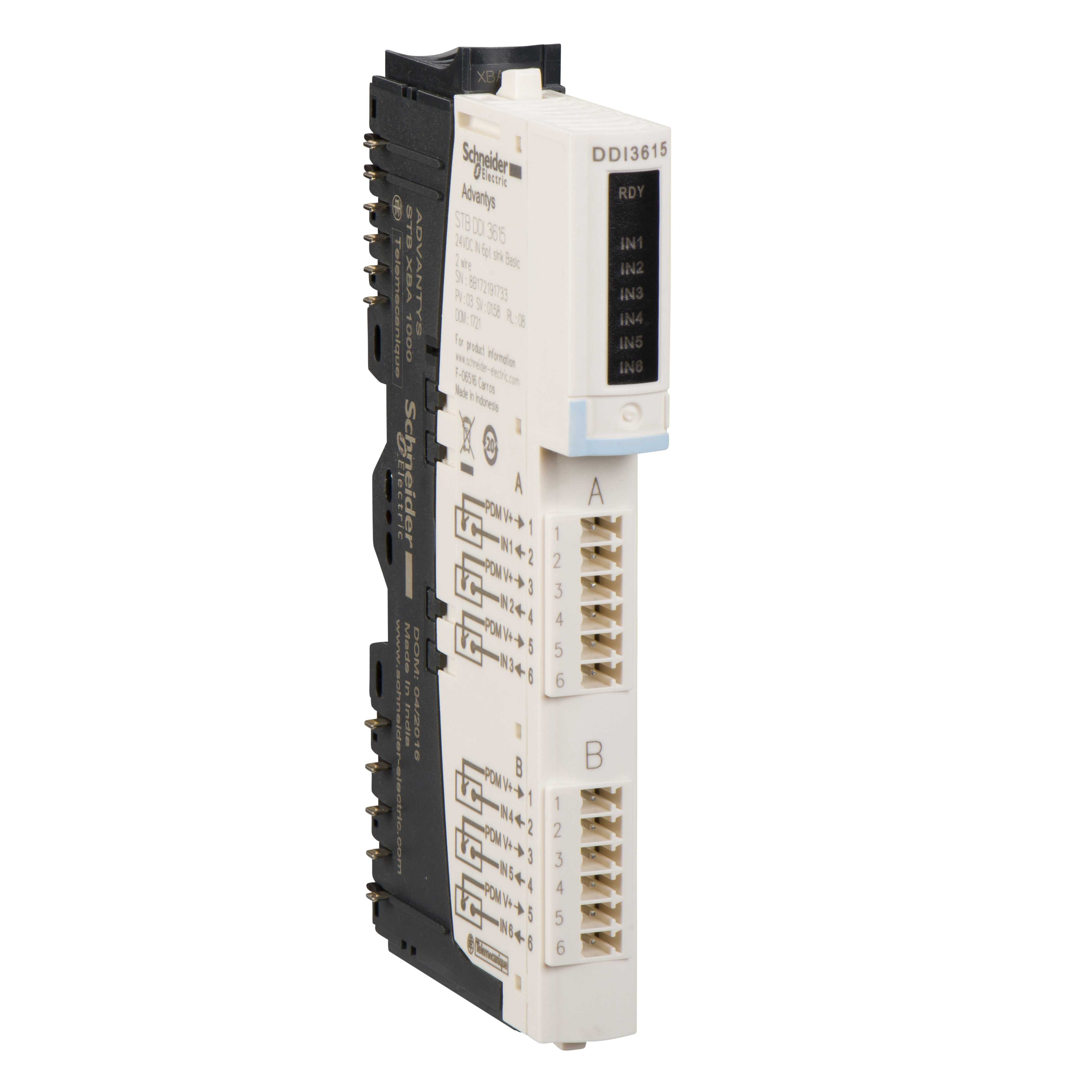 Schneider Electric - STBDDI3615K STB kit 6 inn 24VDC, basic