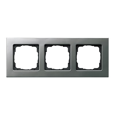 GIRA - Ramme E22 stål 3 hull