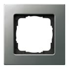 GIRA - Ramme E22 stål for innebyggingsboks 1 hull