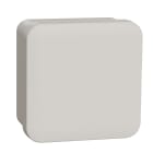 Schneider Electric - Mureva Box - boite de dérivation face lisse - 80x80x45 - blanc polaire
