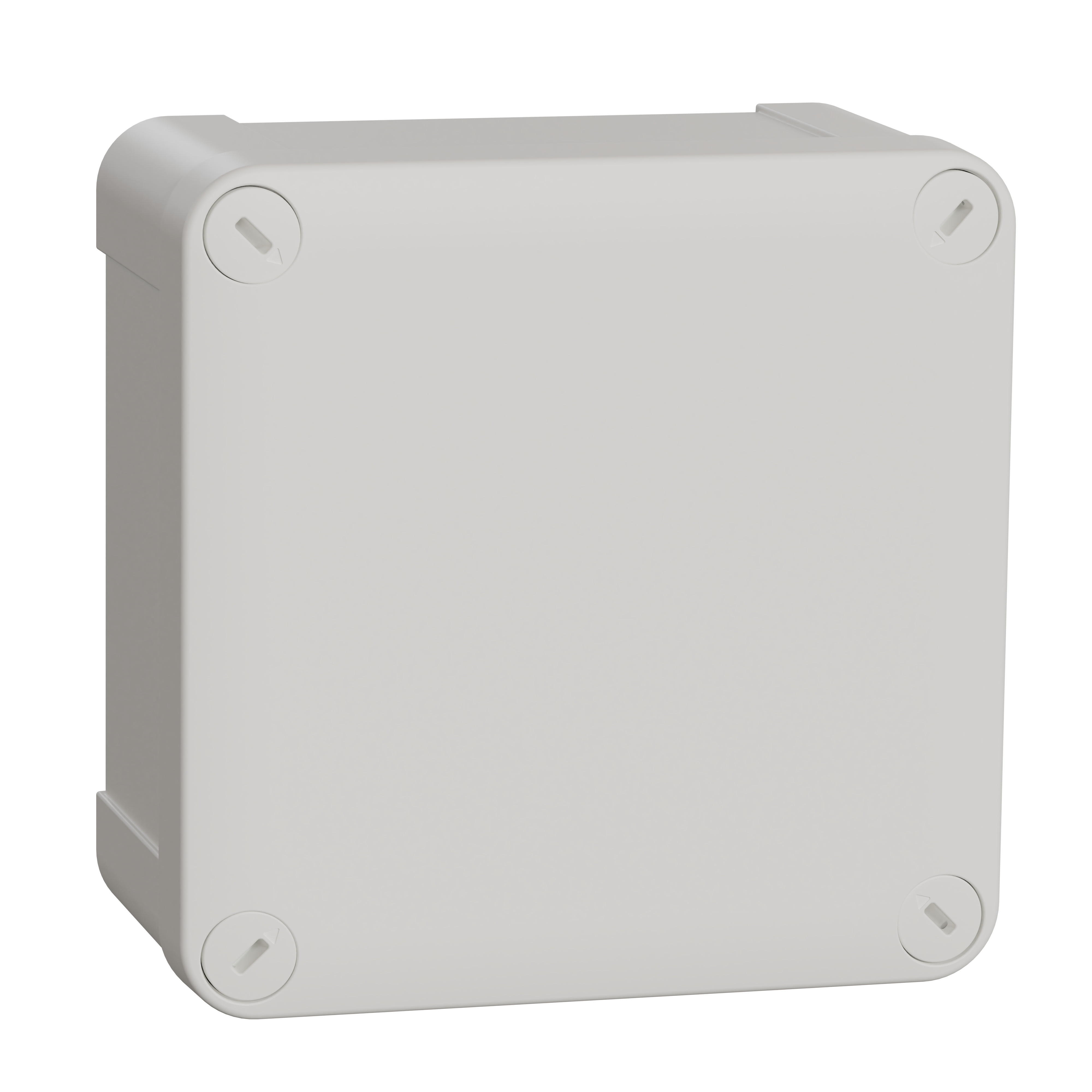 Schneider Electric - Mureva Box - boite de dérivation face lisse - 105x105x55 - blanc polaire