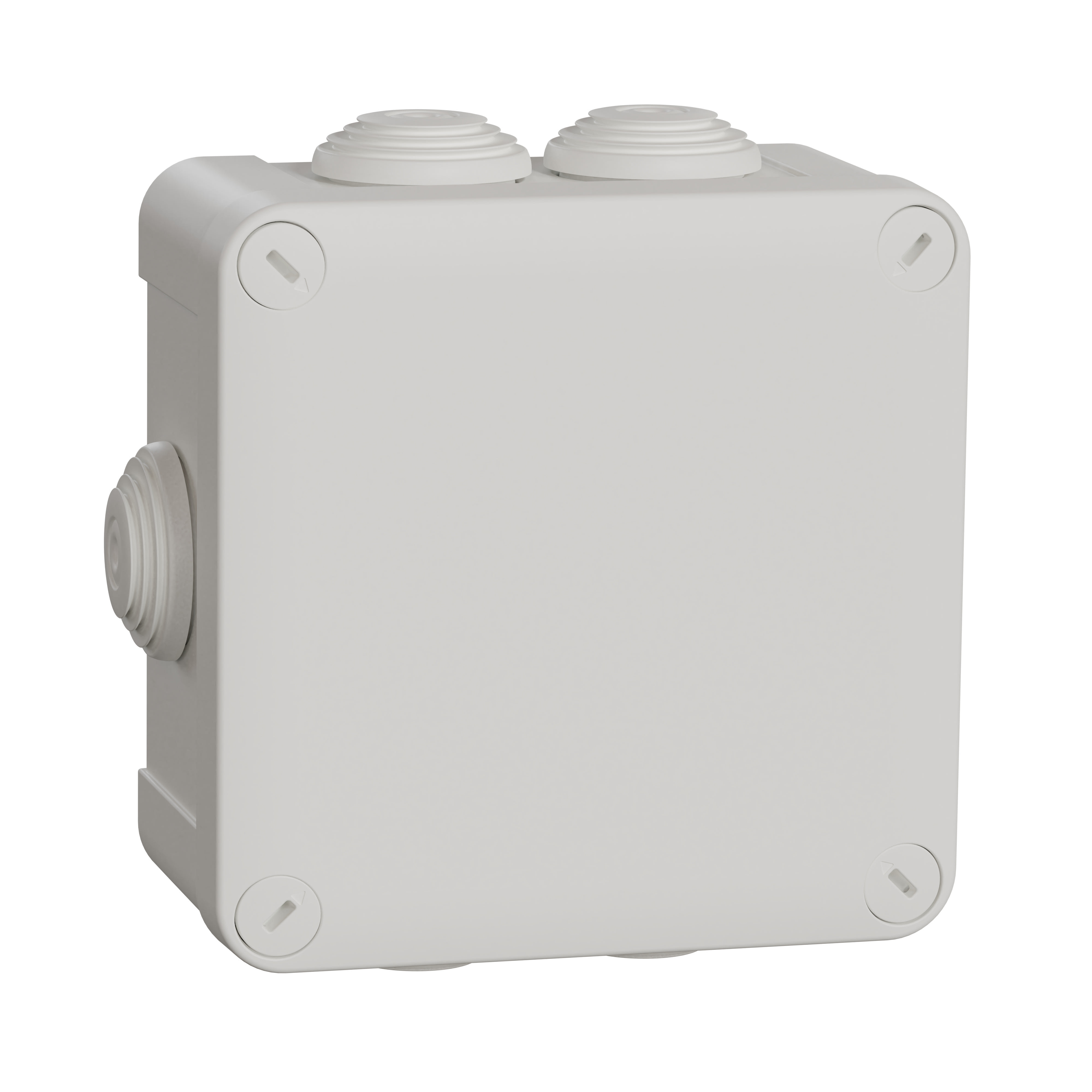 Schneider Electric - Mureva Box - boite de dérivation avec embouts - 105x105x55 - IP55 - blanc polair