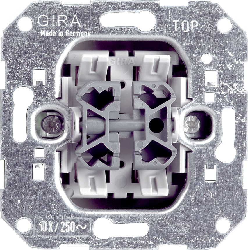 GIRA - Vippebryter Dobbel endevender Innsats