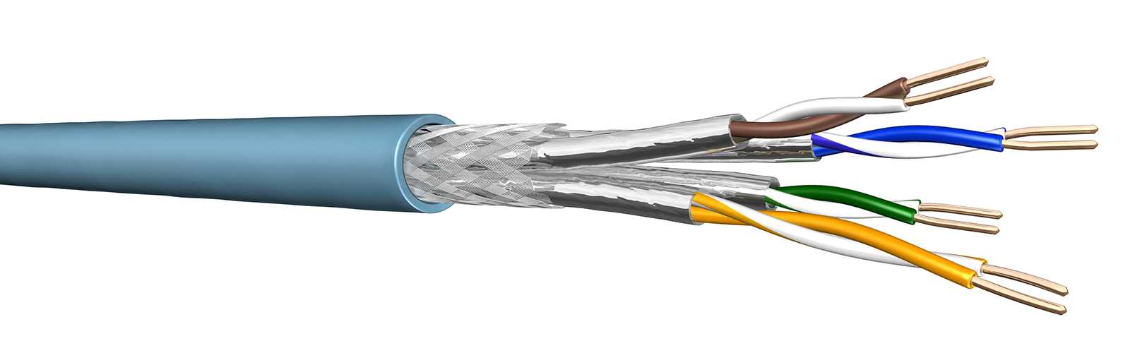 Prysmian - Data installasjonskabel Cat.6A S/FTP 4F LR-Long Reach