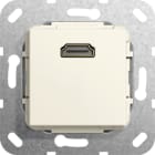 Function - HDMI han/hun-overgang Innsats kremhvit