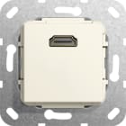 Function - HDMI Overgangskabel Innsats kremhvit