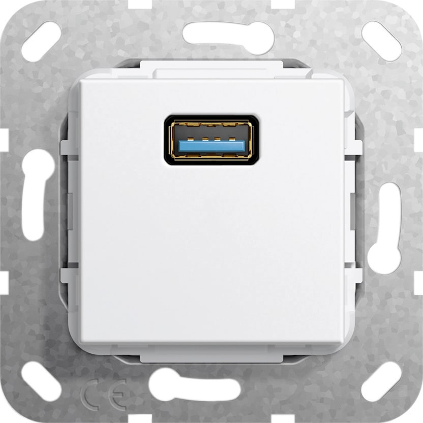 Function - USB 3.0 A Overgangskabel Innsats hvit