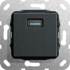 Function - USB 3.0 A Overgangskabel Innsats svart matt