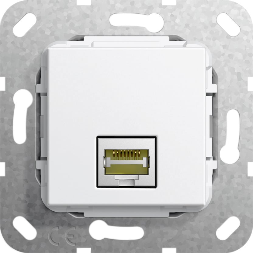 Function - RJ45 Cat 6A 10 GB LSA Plus Innsats hvit