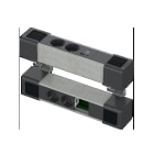 Schneider Electric - Bordenhet L - 2 x stikkontakt uttak + USB Type A/C (RJ uttak under) - Antr/Grå