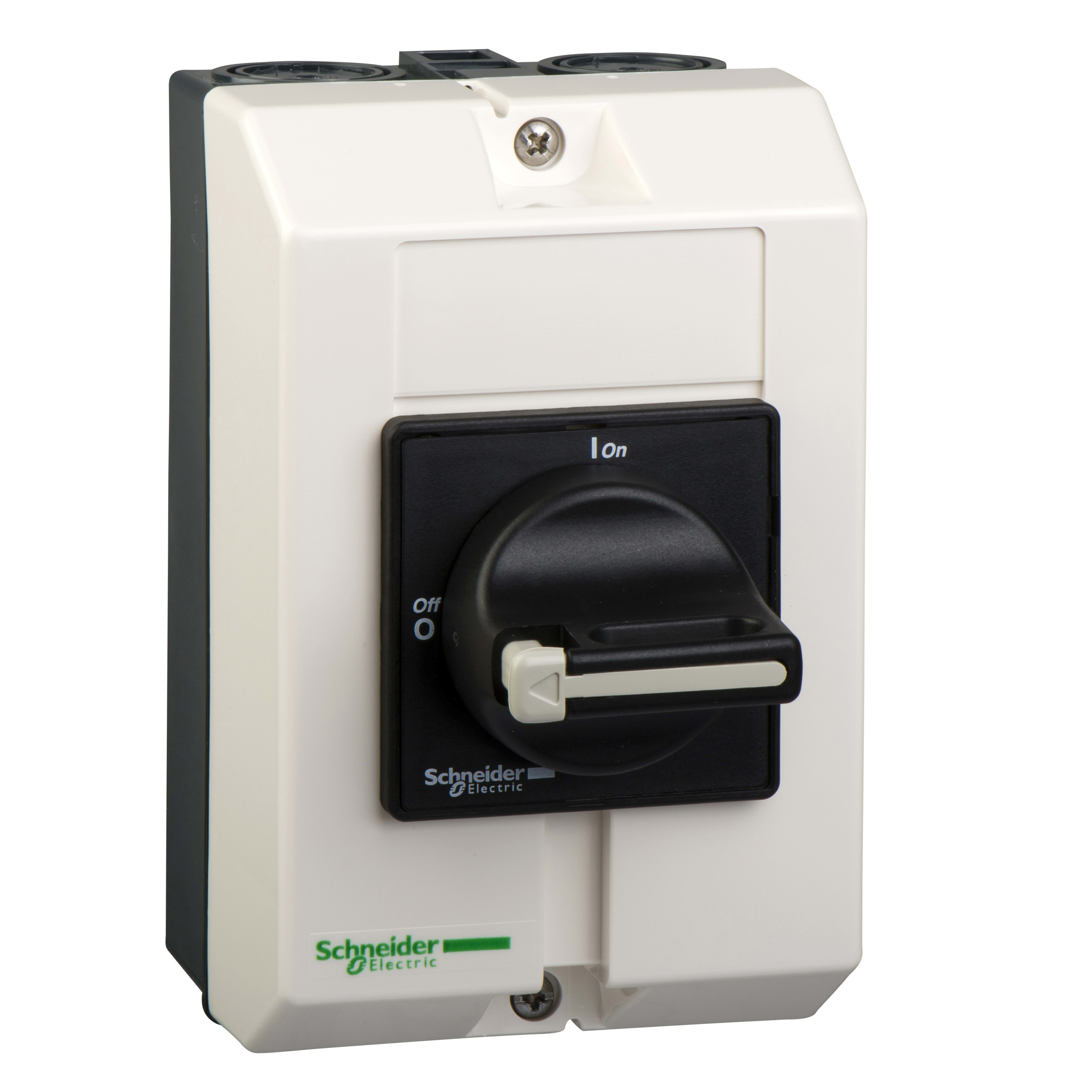 Schneider Electric - Kapsling 3P hovedbryter sort