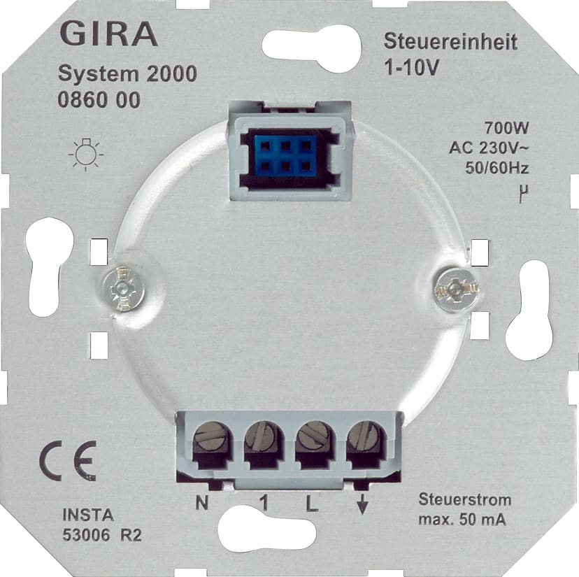 GIRA - Styreenhet 1 10 V Innsats System 2000