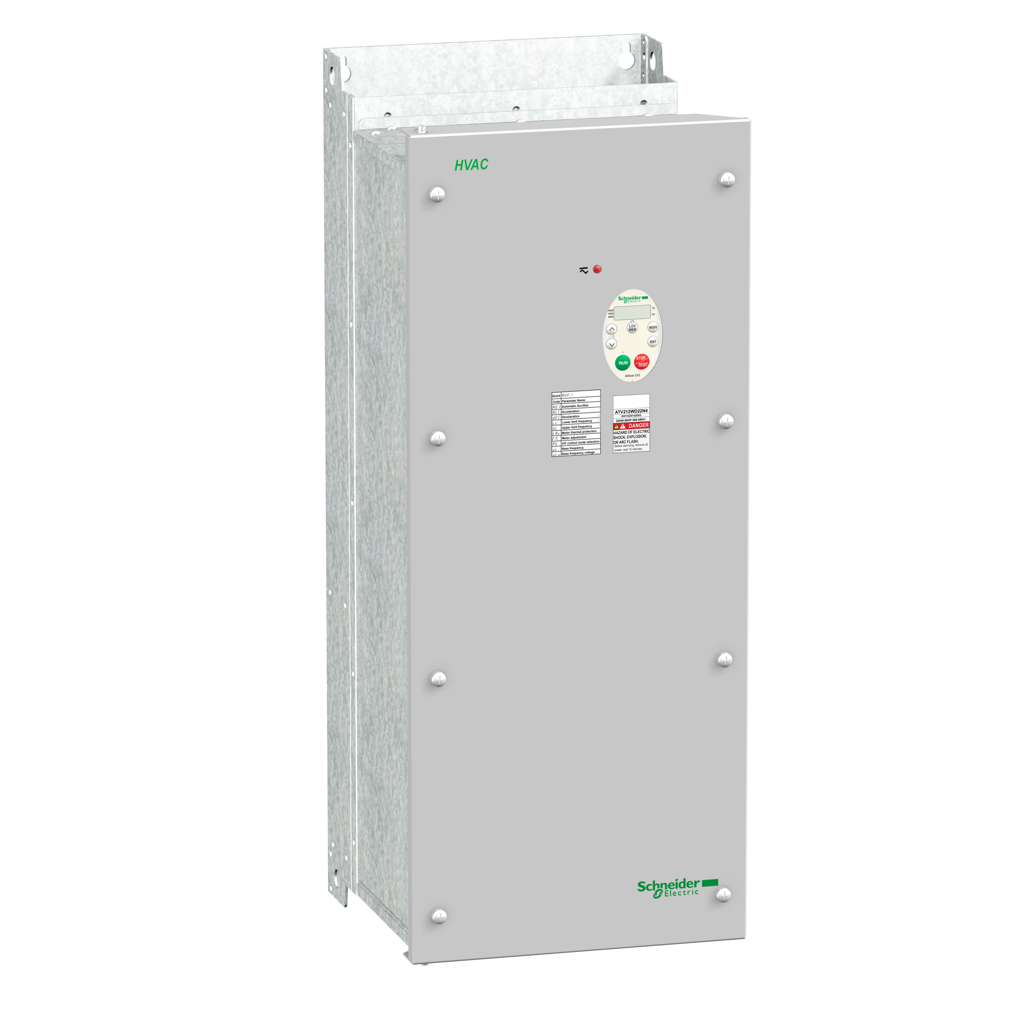 Schneider Electric - Frekvensomformer ATV212 400V 22kW mEMC IP54