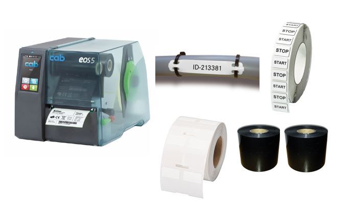 Lapp Norway - Printerpakke med EOS5 printer, skilt, kabelmerker, ledningsmerker og fargebånd
