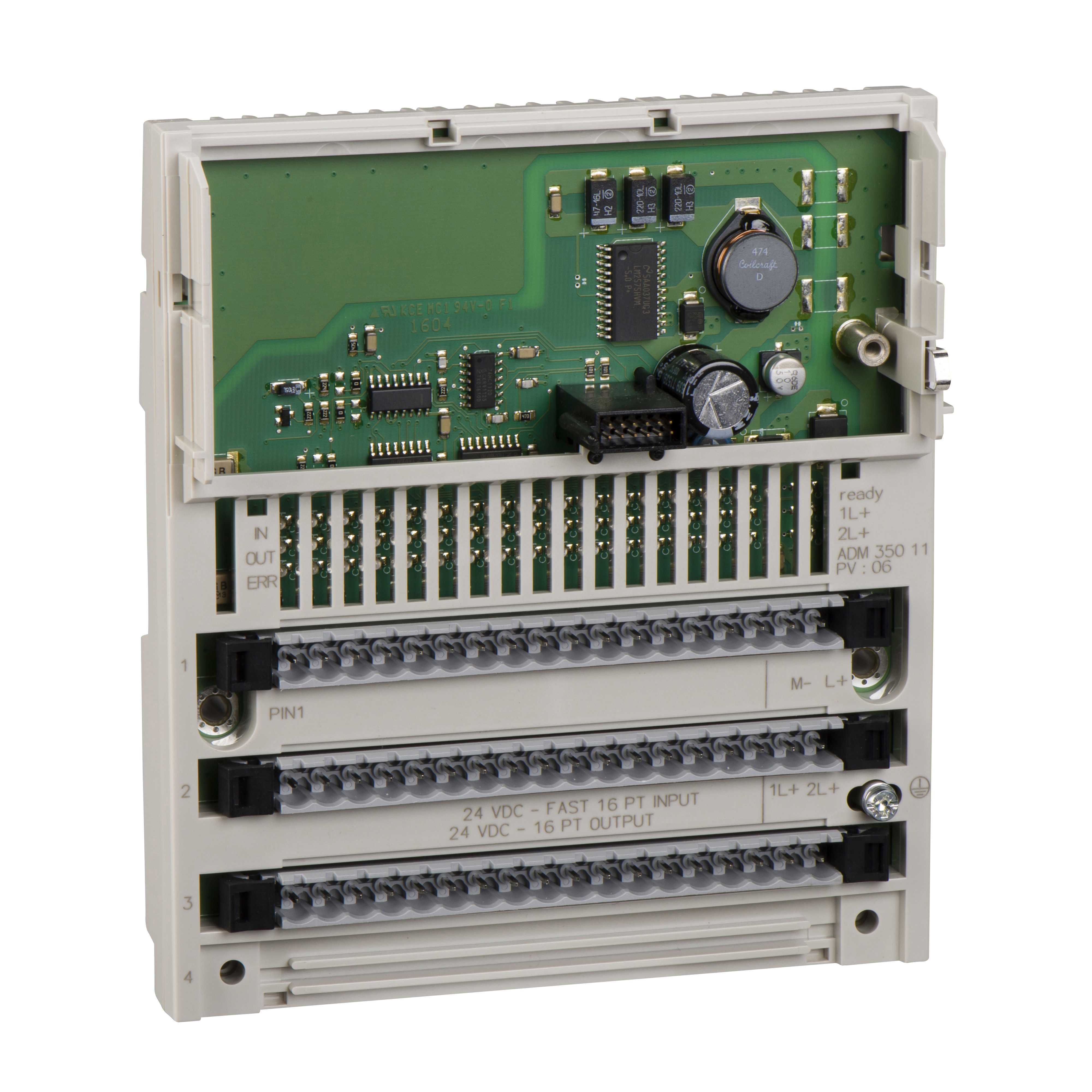 Schneider Electric - 170ADM35010 16 inn 24VDC/ 16 ut trans
