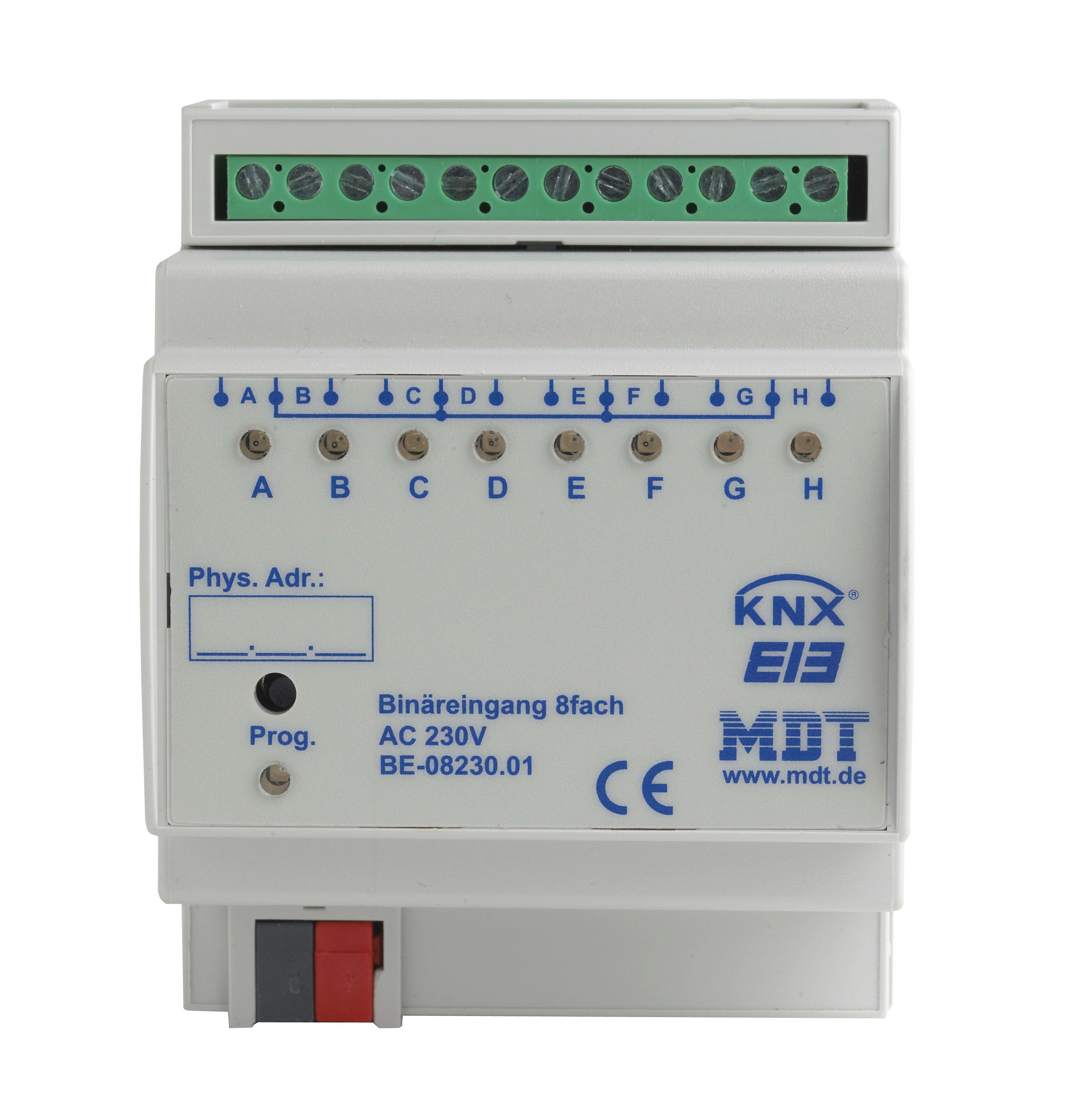 Function - KNX binærinngang 8K 230V som omgjør et 230V signal til KNX telegram