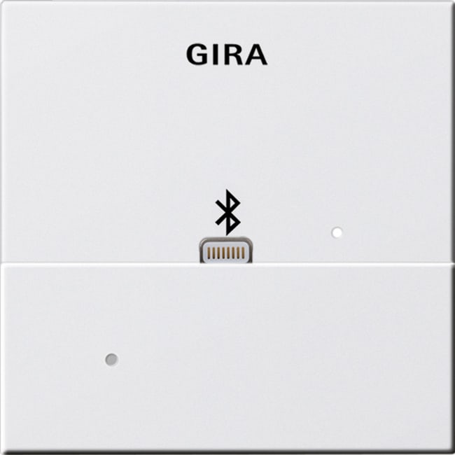 GIRA - Dockingstasjon for Apple Lightning System 55 renhvit