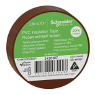 Schneider Electric - PVC iso. tape 19mmx20m brun