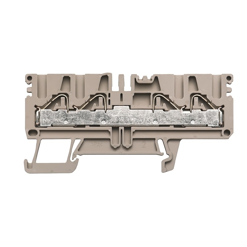 Weidmueller - Feed-through terminal block, PUSH IN, 4 mm², 800 V, 32 A, Number of connections: 4