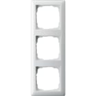 GIRA - Ramme Standard 55 hvit glanset 3 hull