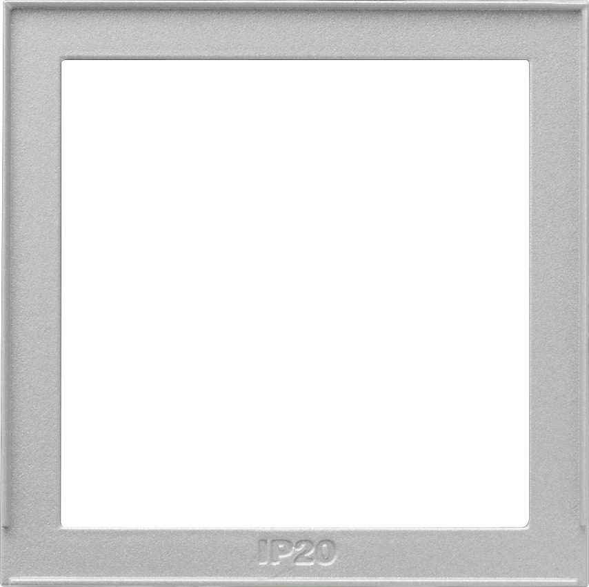 GIRA - Adapterramme for system 55 Gira TX_44 aluminiumsfarget