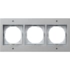 GIRA - Ramme TX_44 aluminium 3 hull