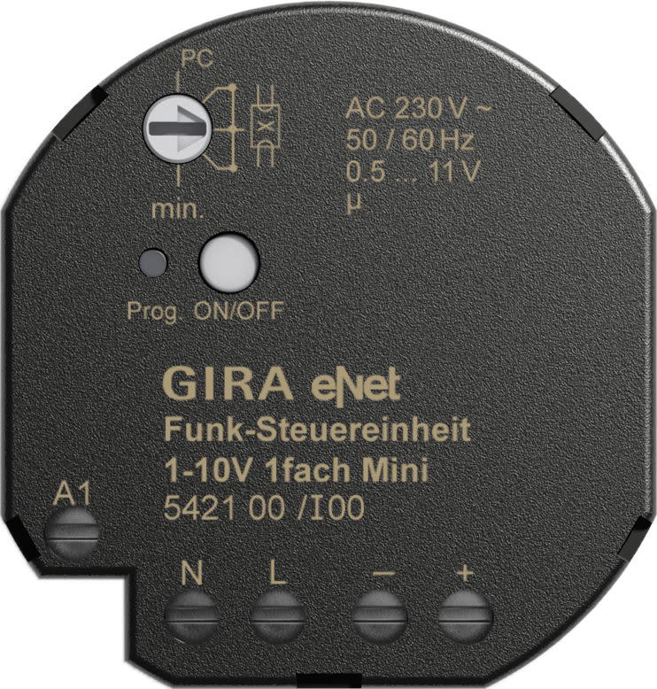 GIRA - eNet styreenhet 1-10V 1-kanals Mini