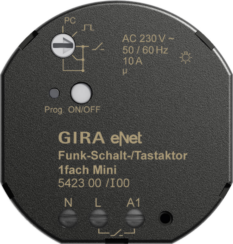 GIRA - eNet relemodul/ impulsrele 1-kanals Mini