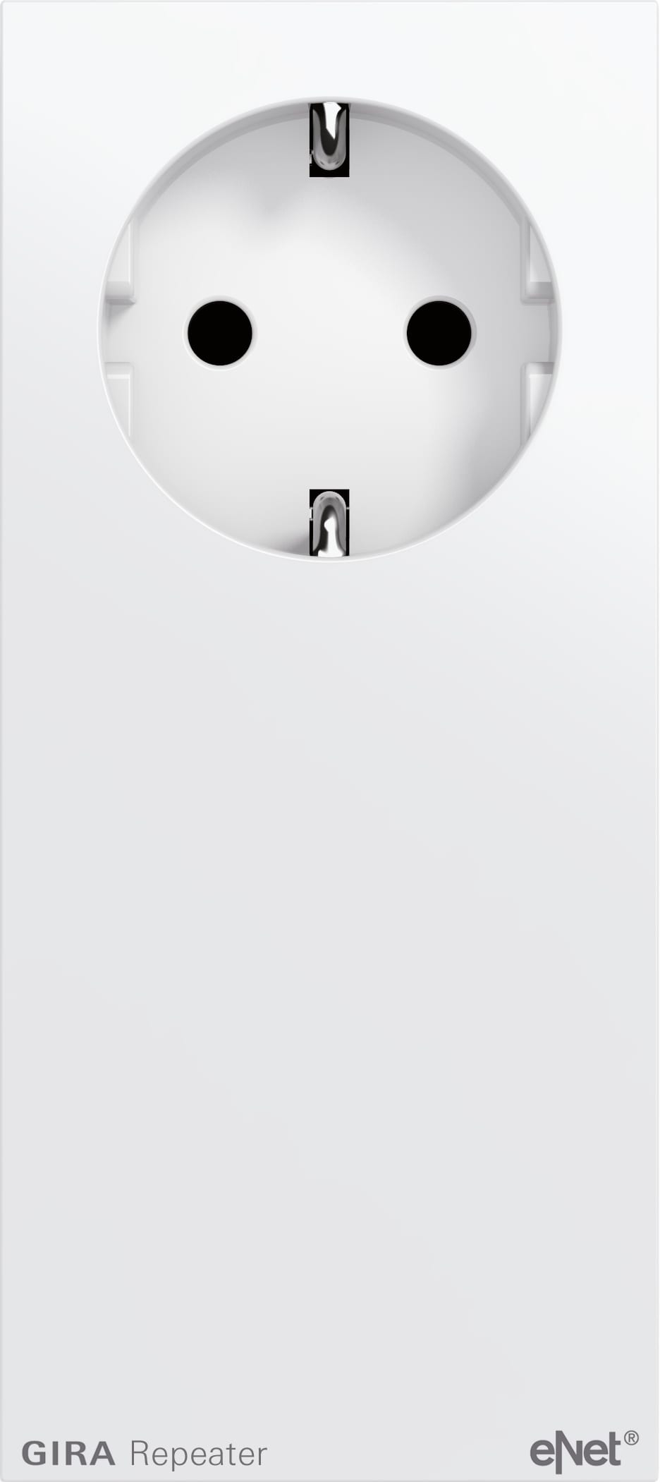 GIRA - eNet repeater adapter/overgansstøpsel hvit