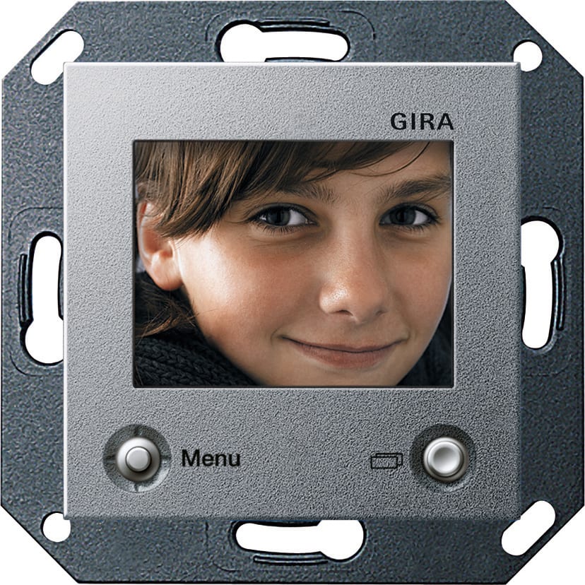 GIRA - TFT fargedisplay System 55 aluminiumsfarget