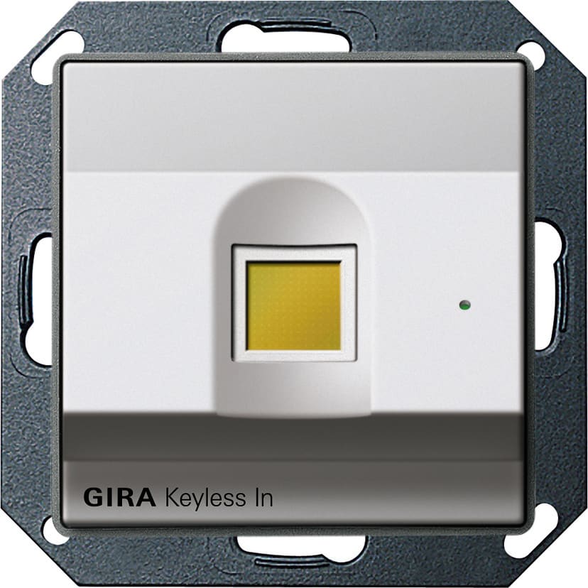 GIRA - Gira Keyless In Fingerprint Gira E22 Aluminium (lakkert)