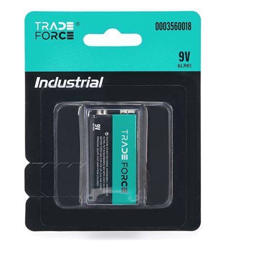 TradeForce - BATTERI 9V 1 STK 640 mAh 6LR61 - 3560018