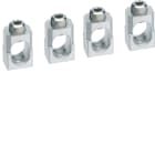 Hager - tilkoblingsklemmer al/ cu ledere, 35-185mm2, 400A, effektbryter 4-pol h630