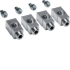 Hager - tilkoblingsklemmer al/ cu ledere, 95-240mm2, 630A, effektbryter 4-pol h630