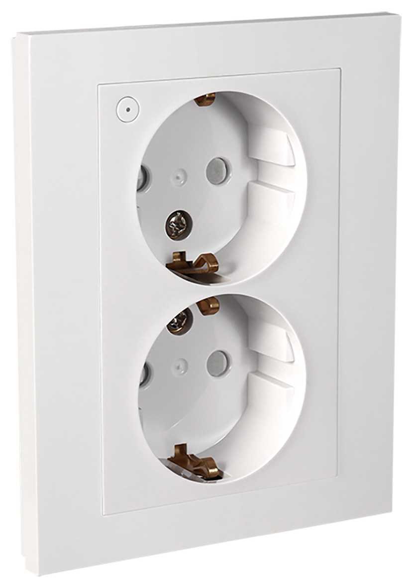 Lanse - SmarthusStikk 2x16A lavtbygg