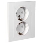 Lanse - SmarthusStikk 2x16A lavtbygg