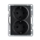 SG Armaturen - STIKK IF DOBBEL M/J 1,5 S SORT