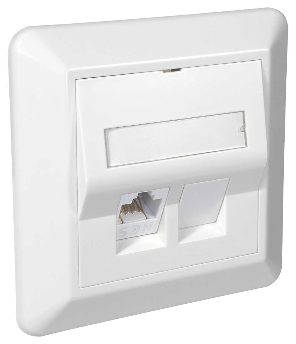 Lanse - Vegguttak QuickCompact Utp CAT6