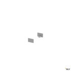 SLV - GRAZIA 10 S-End f/flat flat AL ENDESTYKKE FOR ALUPROFIL