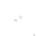 SLV - GRAZIA 10 R-End. 2stk hvit ENDESTYKKE FOR ALUPROFIL