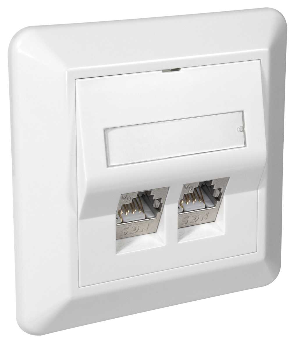 Lanse - Vegguttak QuickCompact Stp CAT6