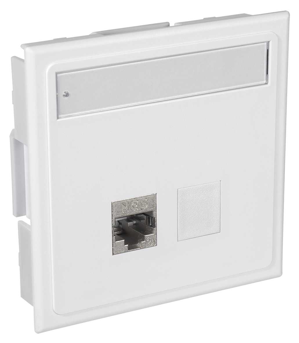 Lanse - Veggkontakt 1xKat.6A STP CYB